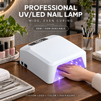 Lampe UV LED pliable rechargeable personnalisée pour le durcissement du vernis gel, vente en gros pour le nail art