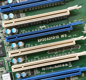 EP2C621D12 WS เมนบอร์ดแบบคู่ LGA3647 Xeon 12 สล็อต DDR4 ECC 3 PCIe X16 การ์ดกราฟิกหลายตัว IPMI EEB เมนบอร์ด - Product Image 4