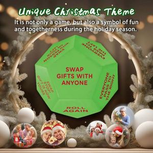 Juego de Dados de Plástico Personalizado para Intercambio de Regalos - Divertido Juego de Navidad 2025 para Grupos, Familias y Eventos Festivos - Product Image 4