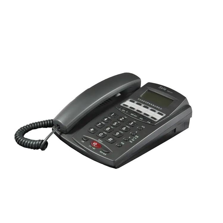 Kingtel 1 metre aralıklı hoparlör 10 hızlı arama tuşları sesli mesaj göstergesi iş telefonu ofis telefonu arayan kimliği gösteren telefon