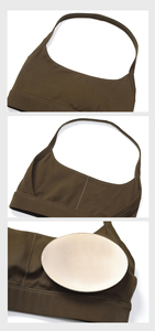 XW-0320 Completo Sportivo da Donna 2 Pezzi: Reggiseno Sportivo con Imbottitura e Pantaloncini Traspiranti per Fitness e Yoga - Product Image 4