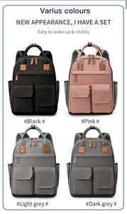 Organisateur de trucs pour bébés Distributeur de mouchoirs en papier humide Bouteille Poches isolées <span class=keywords><strong>Queen</strong></span> Designer <span class=keywords><strong>Sac</strong></span> à <span class=keywords><strong>langer</strong></span> <span class=keywords><strong>Sac</strong></span> à dos - Product Image 4