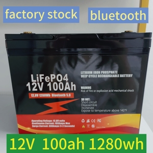 แบตเตอรี่ LiFePO4 12V 100Ah 200Ah 300Ah ลิเธียมไอรอนฟอสเฟต พร้อม CAN RS485 สำหรับโซลาร์ แคมป์ปิ้ง เรือ และบ้าน - Product Image 4
