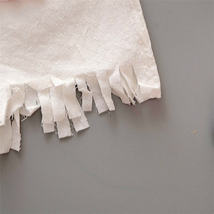 Vêtements de sport formels pour enfants de Shenzhen, t-shirts en coton et polyester mélangés et pantalon blanc, ensemble pour enfants - Product Image 2