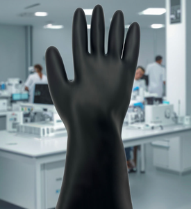 Gants <span class=keywords><strong>de</strong></span> cuisine ménagers en caoutchouc épais et allongés, imperméables, pour la vaisselle et le linge, vente en gros - Product Image 2