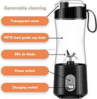 Pabrik portabel Mini Blender 380ml USB pengisian listrik Juicer Cup nyaman BPA bebas Blender dan Juicer