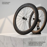 Vélo de route à cadre rigide en carbone léger DFQ Twitter R18 Racing avec freins à disque sans fil Wheeltop Tx-24s à prix réduits