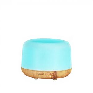 <span class=keywords><strong>Diffuseur</strong></span> d'arômes ultrasonique <span class=keywords><strong>Muji</strong></span> 300 ml, humidificateur blanc à grain de bois clair avec minuterie pour usage domestique et commercial - Product Image 2