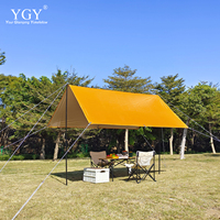 Tente de camping imperméable en tissu Oxford 150D avec revêtement argenté, 2000-3000 mm, légère, 1,4 kg, 3*4 m, pour 4-6 personnes, ouverture automatique rapide