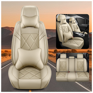 Housse de siège de voiture Shadowline Full Surround, ensemble intérieur universel, confortable, en cuir, style professionnel, toutes saisons - Product Image 1