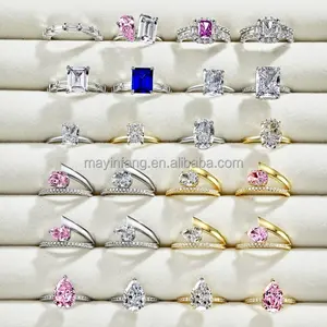 MA YIN FANG Factory custom finger women sterling golden supplier technology china wholesale rings 925 silver for women