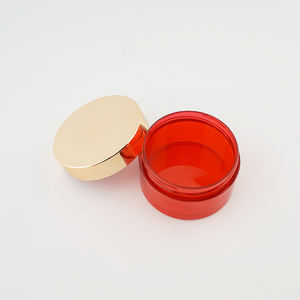 5g 10g 15g 30g 50g 100g 150g 200g 250g Pot d'emballage cosmétique en plastique PETG transparent avec couvercle en or rose Couvercle en or rose - Product Image 6