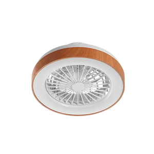 Plafonnier en bois LED blanc chaud 3500K Ra80 style rustique à montage en surface 220V grande taille télécommande garantie 3 ans - Product Image 1
