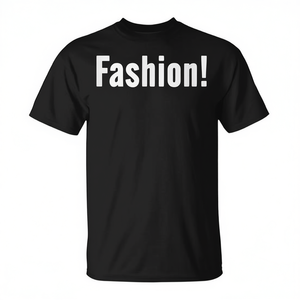 Camiseta con cita ironica de Fashion Statement, color negro, unisex, talla mediana para adultos - Product Image 2