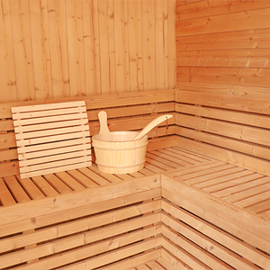 <span class=keywords><strong>Sauna</strong></span> Prefabbricata a Cubo di Rapido Montaggio con Kit, <span class=keywords><strong>Sauna</strong></span> Esterna in Abete Finlandese Carbonizzato per 4-6 Persone - Product Image 4