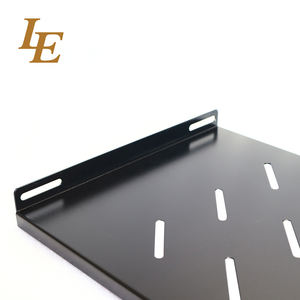 Estante Fijo Negro de 19 Pulgadas, Estante Deslizante 1U con Capacidad de Carga de 50 kg, Placa de Estante de 250 mm, 300 mm, 350 mm - Product Image 5