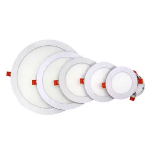 Led Paneel Licht Verzonken Ronde Ultra Dunne Slanke Goede Prijs Ip44 3W 6W 9W 12W 18W 24W Modern 80 Abs Hotel Smd2835 Led Smd 3 Jaar