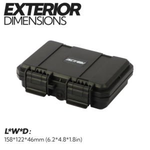 INCHOI <strong>CASES</strong> Waterproof Shockproof Plastic Protect Carrying <strong>Case</strong> with Foam Small Tactical Safety Equipment <strong>Tool</strong> Storage <strong>Case</strong> - Product Image 4