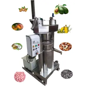 Máquina de prensa de aceite hidráulico en frío completamente automática, extractor de aceite de cocina para aceite de prensa hidráulica de semilla de jojoba y aguacate de oliva