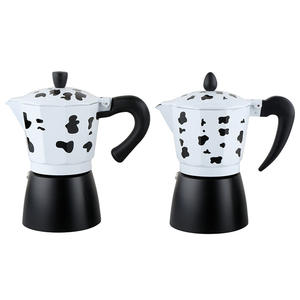 Cafetière Moka en aluminium pour cuisinière à <span class=keywords><strong>induction</strong></span>, cafetière à expresso Moka avec poignée Soft Touch - Product Image 4