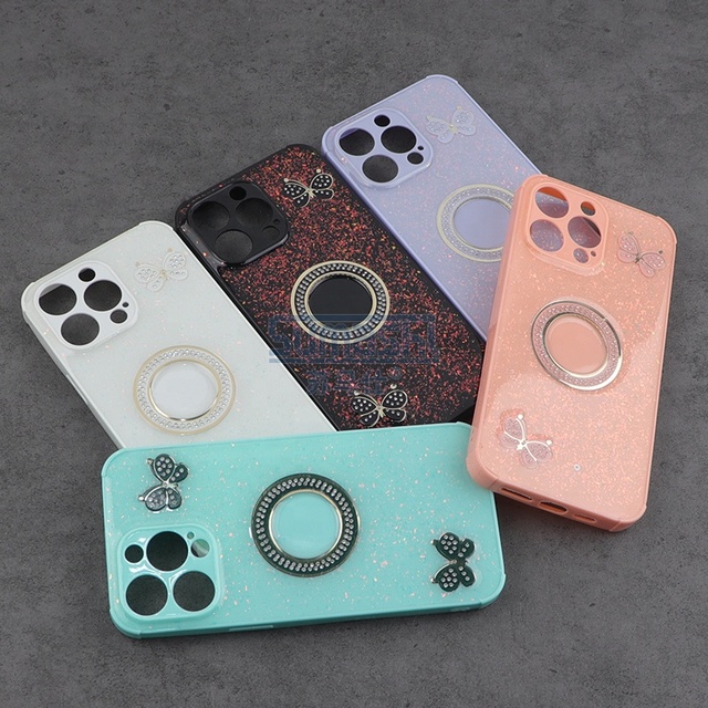 Hot Selling Designer Brand Bling Glitter Shiny Diamond Phone Case for iPhone 14 Luxury & Trendy Perfume iPhone 15 Case