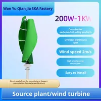 Les fabricants de Smaraad fournissent de petites éoliennes en spirale SS-600W/1Kw/1.5Kw/2Kw 2000W/500W/5000W de puissance nominale 220V éoliennes