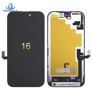หน้าจอแสดงผลสำหรับ iPhone 16 Pro Max 16 Pro Plus อะไหล่เปลี่ยนแบบ Incell Soft OLED DD JK GX ของแท้ RJ PK LCD พร้อมจอสัมผัส - Product Image 4