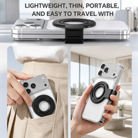 Support de téléphone en alliage d'aluminium FY91-D avec hauteur réglable, base rotative flexible et support de bureau anti-corrosion