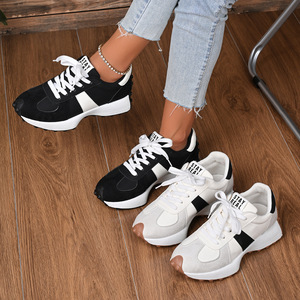QLFashion moda Torre scarpe donna primavera e autunno nuova spessa Sole retrò comodo <span class=keywords><strong>Forrest</strong></span> <span class=keywords><strong>Gump</strong></span> accentuato Casual Sne 231 - Product Image 1