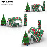 Tente de camping gonflable promotionnelle pour les vacances CATC |   Grand abri de style Noël pour les festivals, les salons professionnels - Imperméable