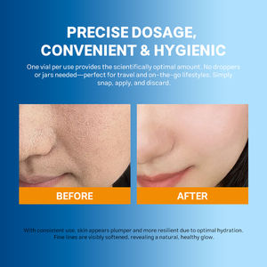 Sérum Booster d'Acide Hyaluronique Personnalisé OEM avec Complexe <span class=keywords><strong>Multi</strong></span>-Poids Moléculaire Hydratation Profonde 72H Anti-Sécheresse Réparation de la Barrière Cutanée - Product Image 5