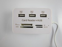 Lector de Tarjetas USB 3.0, Hub USB Multifuncional con Ranuras SD, Micro SD, MS y M2 para Laptop y PC