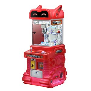 Robot coloré le moins cher commercial petite poupée attrapant la machine mini machine de griffe avec le lecteur de cartes/casier de prix à vendre - Product Image 6