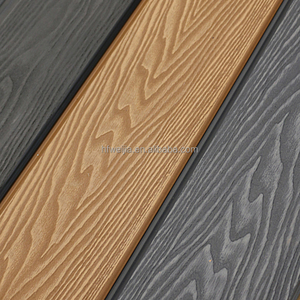 Valla de madera compuesta de bajo mantenimiento para exteriores, madera, plástico, jardín, VALLA DE Wpc, extrusión moderna, diseño de modelo 3D, 21mm - Product Image 5
