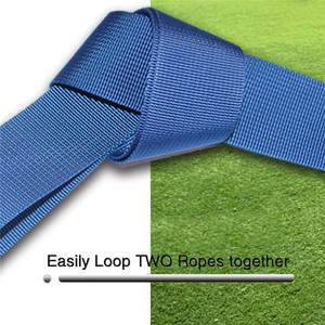 Laisse de sécurité pour enfant, corde en nylon multifonctionnelle, corps droit, pour activités de plein air, âge 4 ans, bleu - Product Image 2