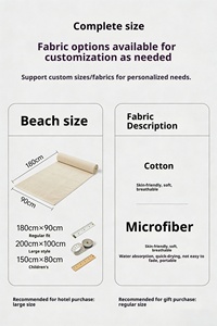 <span class=keywords><strong>Toalla</strong></span> de <span class=keywords><strong>Playa</strong></span> de Algodón Personalizada, Diseño Exclusivo, Libre de <span class=keywords><strong>Arena</strong></span>, Fabricada en China, Toallas de <span class=keywords><strong>Playa</strong></span> con Impresión Personalizada - Product Image 2