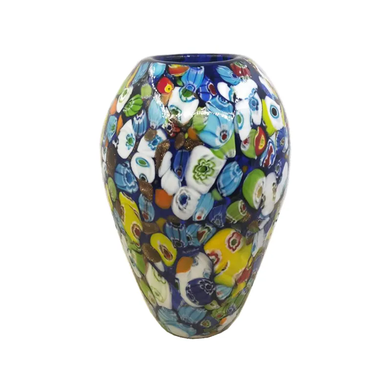 Vase en verre coloré à l'ancienne, 1 pièce