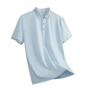 Yüksek kaliteli erkek kısa kollu gömlek toptan pamuk yumuşak Polo GÖMLEK erkekler spor erkekler için gündelik giyim yeni tasarım