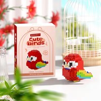 CLC8909-8920 Oiseaux Mignons Nymphéas Petites Briques Nano en Plastique Cadeau DIY Ensembles de Blocs de Construction Éducatifs Jouets pour Enfants