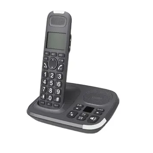 Frequency Analog Telephone Cordless Phone Wireless Desktop Phone Conference Call Between External Handsets