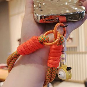 สายคล้องโทรศัพท์แบบถักมาคราเม่ โพลีเอสเตอร์ พิมพ์ลายนูนและกราเวียร์ ราคาประหยัด พร้อมตะขอ ป้องกันน้ำ อุปกรณ์เสริมสำหรับโทรศัพท์ - Product Image 4