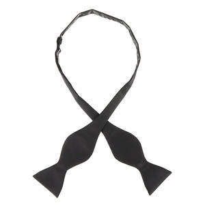 Di alta qualità Design classico matrimonio e <span class=keywords><strong>smoking</strong></span> nero papillon in tinta unita seta 100% seta formale papillon - Product Image 1