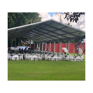 Tente de réception extérieure en aluminium avec toit transparent pour événements de mariage, grande capacité (200-500 personnes) - Product Image 6