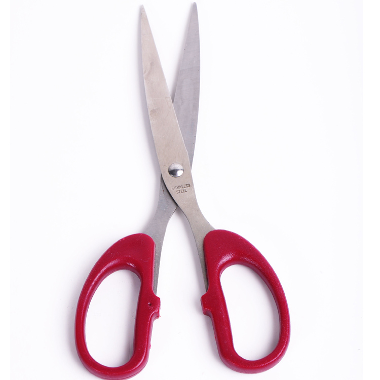 Лидер продаж, офисные канцелярские принадлежности, пластиковая ручка, ножницы для резки бумаги 7,5 дюйма