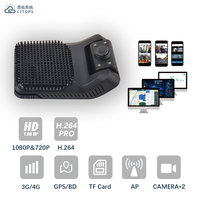 Host Car Dvr Nvr 2ch 3g 4g Mobile CCTV Black Box GPS-Tracking Wifi Hotspot Rückspiegel Fahr aufzeichnung H.265 720p Mobile Dvr