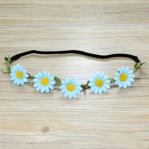 Diademas Bohemias con Flores Tropicales, para Primavera, Verano, Playa, Vacaciones, Novia, Boda, Corona Floral de Margaritas y Girasoles - Product Image 4