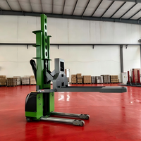 Chariot élévateur multifonctionnel, capacité 1000/1500 kg, transpalette portatif, transpalette électrique, auto-chargeur, auto-élévateur, longueur de la fourche