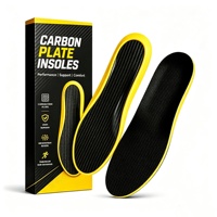 Semelles orthopédiques en fibre de carbone, inserts de soutien de la voûte plantaire, absorption des chocs, unisexe, pour le sport, le travail et l'usage quotidien