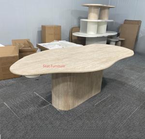 Travertine Style <strong>Kitchen</strong> <strong>Table</strong> Mesas De Jantar Wooden Dining <strong>Tables</strong> <strong>Table</strong> - Product Image 6