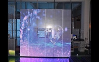 G-mark — bande lumineuse d'intérieur à Led p7,8, écran Led maille transparente